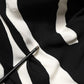 Black White Zebra Print CadyCalf Length Dress