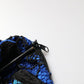 Royal Blue Floral Lace Sleeveless Long Gown Dress