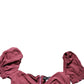Maroon Silk Sweetheart Sheath Midi Dress