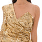 Bicolor Polyamide Short Dress