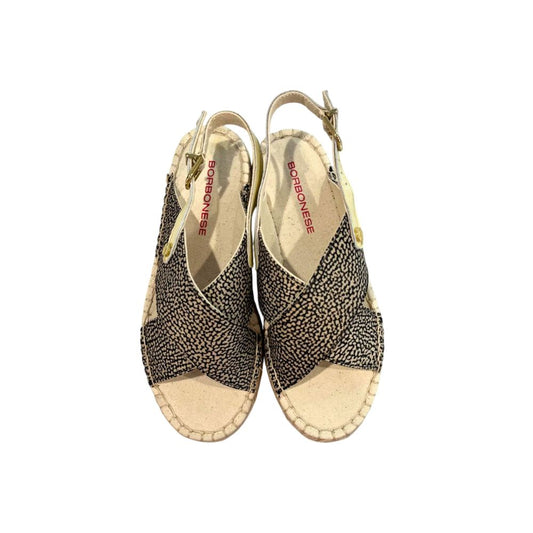 Beige Textile Women Sandal