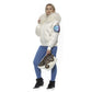 White Polyester Women Bomber Jacket