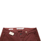 Maroon Mid Waisted Slim Fit Denim Trouser Jeans