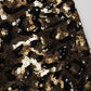 Gold Leopard Sequined Straight Trouser Pants