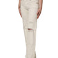 Mid Waisted Bootcut Tattered Denim Trouser Jeans
