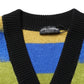 Multicolor Stripes V-neck Pullover Sweater