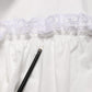White Cotton Sleeveless Lace Maxi Dress