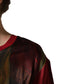 Maroon Royal Crown Dress Queen Painting Silk  T-shirt