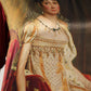 Maroon Royal Crown Dress Queen Painting Silk  T-shirt