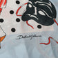 Multicolor Italy Scenes Graphic Silk Top