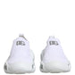 White Slip On Wave Low Top Sneakers Shoes