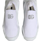 White Slip On Wave Low Top Sneakers Shoes
