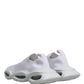 White Slip On Wave Low Top Sneakers Shoes