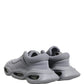 Gray Slip On Wave Low Top Sneakers