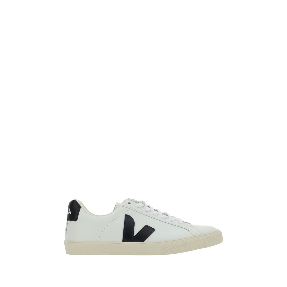 White Calf Leather Bos Taurus Sneakers