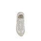 White Calf Leather Bos Taurus Sneakers