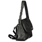 Black Polyurethane Women Backpack