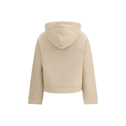 Beige Cotton Sweatshirt