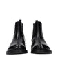 Black Leather Ankle Boots