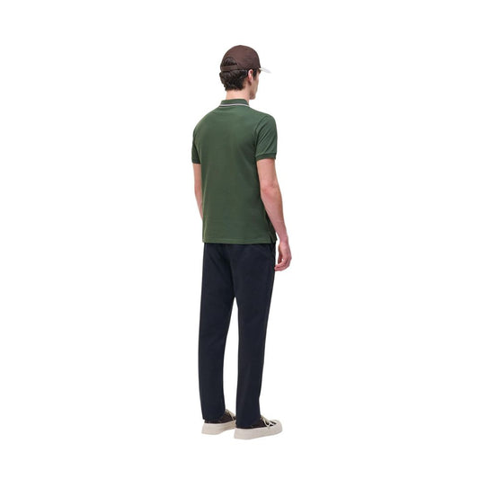 Green Cotton Polo Shirt