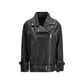 Black Lambskin Leather Jacket