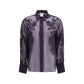 Blue Viscose Blouse