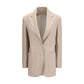 Beige Wool Blazer
