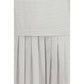 Gray Cotton Casual Dress