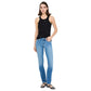 Light Blue Cotton Skinny Jeans