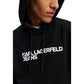 Black Cotton Hoodie