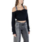 Black Cotton Sweatshirt