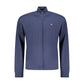 Blue Cotton Men Cardigan