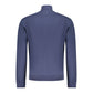 Blue Cotton Men Cardigan