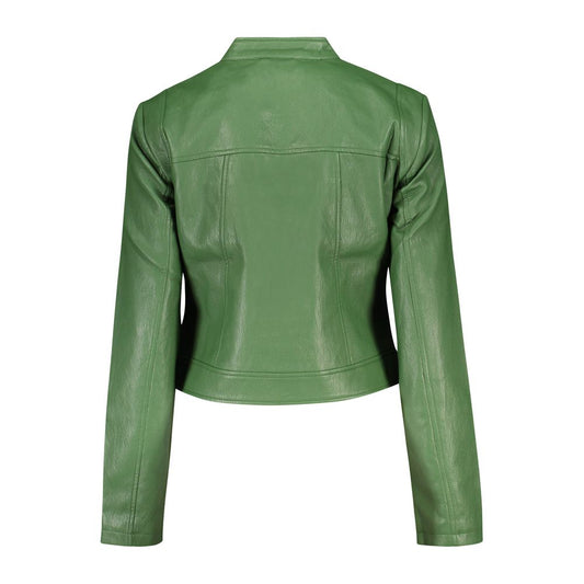 Verde Poliuretano Women Jacket