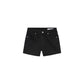 Black Cotton Shorts