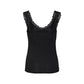 Black Viscose Tank Tops