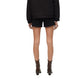 Black Cotton Shorts