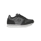 Black Polyurethane Women Sneaker