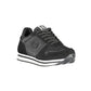 Black Polyurethane Women Sneaker