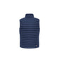 Blue Polyamide Sleeveless Jacket