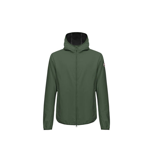 Green Polyester Shell Jacket