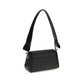 Black Polyurethane Shoulder Bag