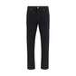Black Cotton Slim Fit Jeans