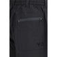 Black Cotton Bermuda Shorts