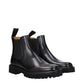 Black Leather Ankle Boots