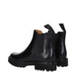 Black Leather Ankle Boots