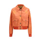 Multicolor Calf Leather Bos Taurus Bomber