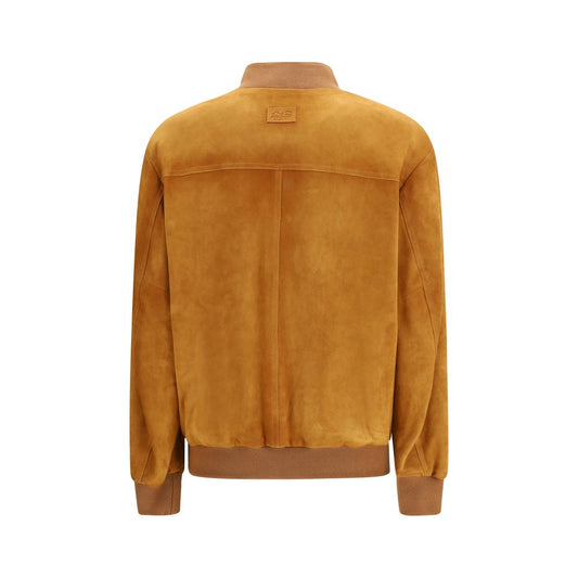 Brown Goatskin Bomber