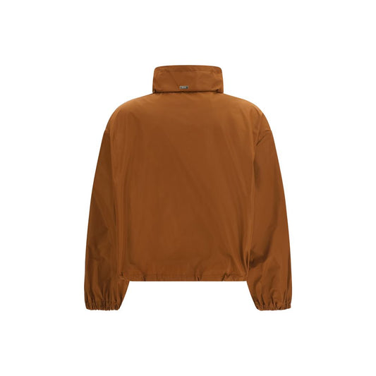 Brown Polyester Rain Coat