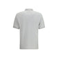 Gray Cotton Polo Shirt
